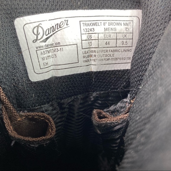 Danner boots 8" Brown Composite Toe - Picture 14 of 14